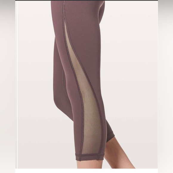 lululemon athletica Pants - Lululemon Train Times Crop  size 2 vintage grape color